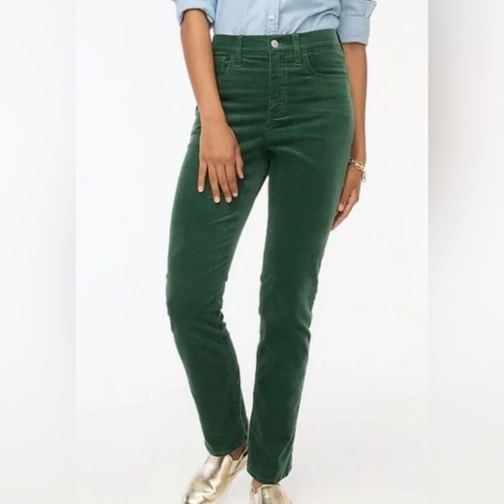 J. Crew Green Corduroy Pants